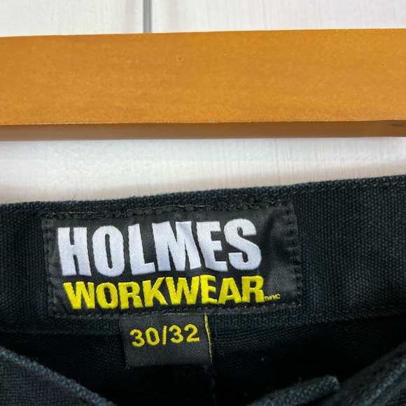 Holmes Workwear Canvas Cargo Pants Sz 30x32 - Picture 8 of 11